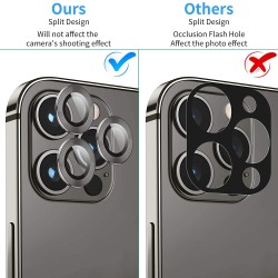 iPhone 13/13 Mini - Kit de 2 Verres Caméra - Noir