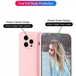 iPhone 12 pro - Coque mate small holes Rose