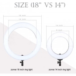 14 Pouces LED Anneau Lumiere avec Trépied, 58w 2700-5500k Professionnels