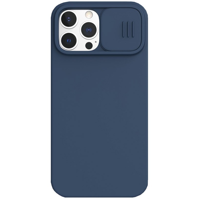 iPhone 13 Pro Max - coque ultra resistante avec camshield Bleu