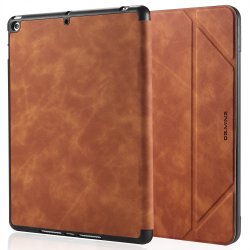 iPad 10.2/10.5 pouces-étui DG.Ming support smart case Brun