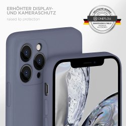 iPhone 13 Pro - coque silicone ultra resistante Bleu lavande