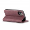 iPhone 13 - Etui clapet portefeuille vin rouge caseme