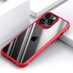 iPhone 13 Pro max- coque Rouge ultra resistante en double protections