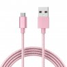 copy of Câble USB Type C en Nylon -Pink 100cm