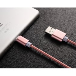 copy of Câble USB Type C en Nylon -Pink 100cm