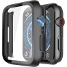 Apple Watch 41mm serie 7 - coque PC noir avec verre trempé