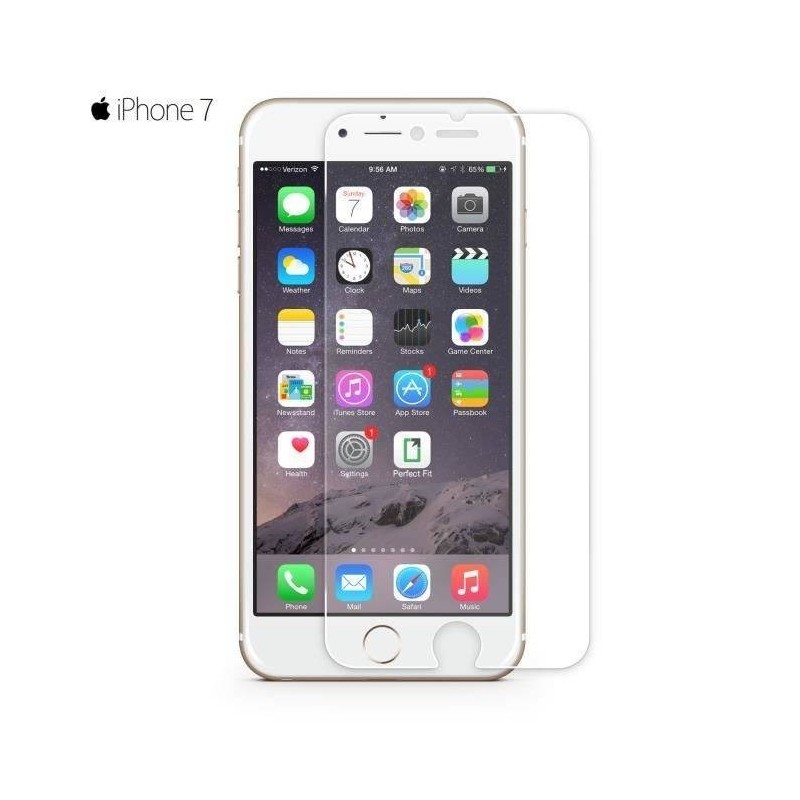 iPhone 8- protection d'écran en verre trempé avant ultra clair ultra resistant