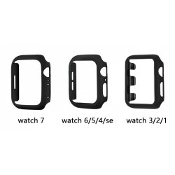 Apple watch 7/6/5 45/44/42mm - étui protection solide avec bracelet