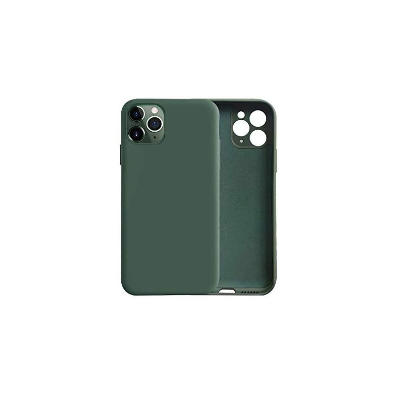 copy of iPhone 11 pro - Coque mate silicone petit trous- Vert