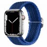 Apple watch serie 10/9/8/7/6/5 46/45/44/42mm - Bracelet nylon double couleur Bleu