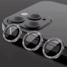 iPhone 13 pro max/13 Pro -Kit de 3 Verres Caméra - Noir