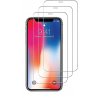 iPhone 11 Pro/X/Xs - Kit de 3 Verres Trempé transparente