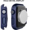 Apple Watch 45mm serie 7 - coque PC noir avec verre trempé