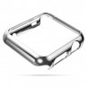Apple Watch 45mm serie 7 - coque transparente bord Argentée