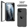 copy of iphone 11 pro Max- Coque abs pc Noire couverture complète, verre offert