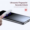 Galaxy S22 Ultra - Protection Écran en Verre trempé de Dispersion Liquide avec Lumière UV 3D