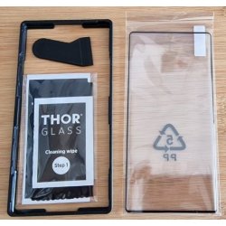 Galaxy Note 10 pro - THOR Full Glue Protection Écran en Verre trempé 3D bordure noire