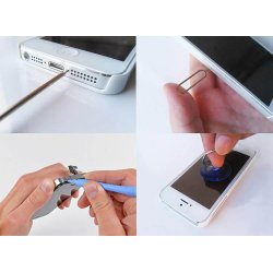 9-en-1 kit d'outils de réparation pour iPhone X/8/7 plus/7/6/5 ipad