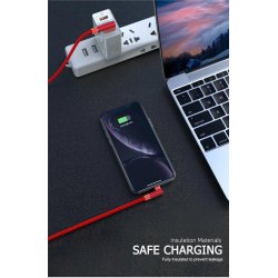Câble Coudé iPhone ipad 90 Degrés Charge Rapide lightning 2m