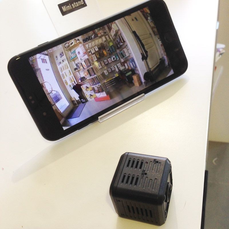 Mini Caméra Espion WiFi HD 1080P - Avec Support Magnétique - Surveillance Maison/Bureau