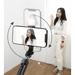 Perche Selfie rallongée Trépied avec Télécommande 103cm