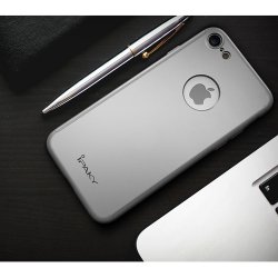 iphone 7 plus - coque+verre trempé iPaky® - argenté