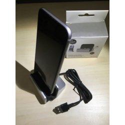 Station d’accueil iPhone 7/6/5/iPad mini:: DOCK gris avec cable USB lightning