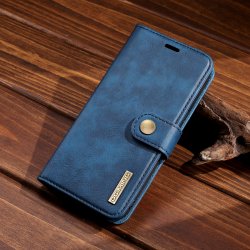 iPhone 12 Pro/12 - Portefeuille étui coque détachable Bleu