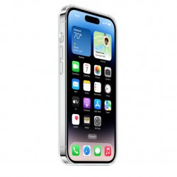 iPhone 14 Pro Max - Coque Transparente avec Cercle magnétique intégré