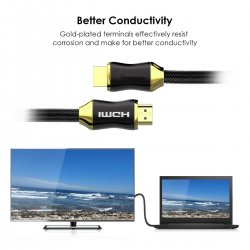 Câble 50cm HDMI 2.0 Professionnel Ultra HD 4K 2160p