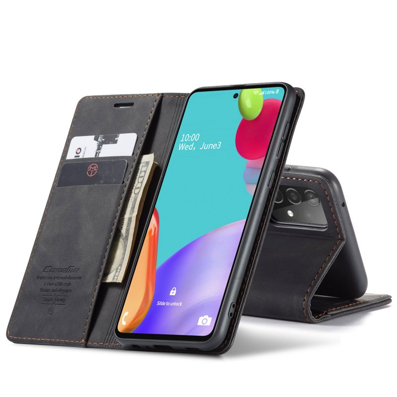 Galaxy A53 - étui support rétro avec pochettes
