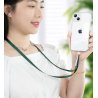 Sangle de pour Attache de Téléphone Compatible avec Tous Les Smartphones-Gris Noir