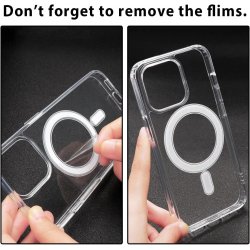 iPhone 13 Pro Max - Coque Transparente avec Cercle magnétique intégré