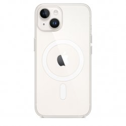 iPhone 14 - Coque Transparente avec Cercle magnétique intégré