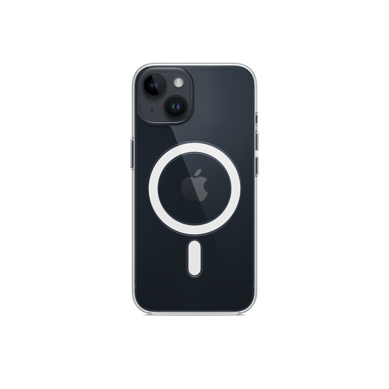 iPhone 14 - Coque Transparente avec Cercle magnétique intégré