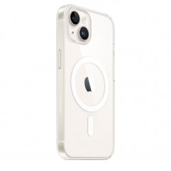 iPhone 14 - Coque Transparente avec Cercle magnétique intégré