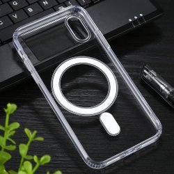 iPhone Xs/X - Magsafe Coque transparente anti choc