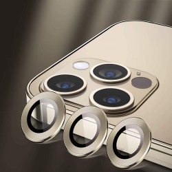 iPhone 14 pro max/14 Pro -Kit de 3 Verres Caméra-Doré