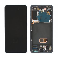 Ecran Samsung Galaxy S21 5G (G991) Gris + Châssis (Service Pack)