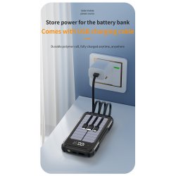 copy of Batterie Externe Chargeur Solaire 20000mAh 2Sorties