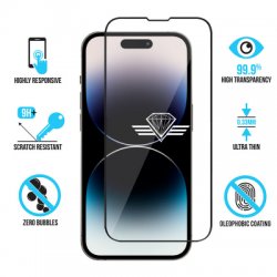 iPhone 14 Pro Max - Protection d'écran en verre trempé antidéflagrant à haute résistance