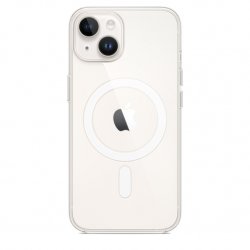 iPhone 14 plus - Coque Transparente avec Cercle magnétique intégré