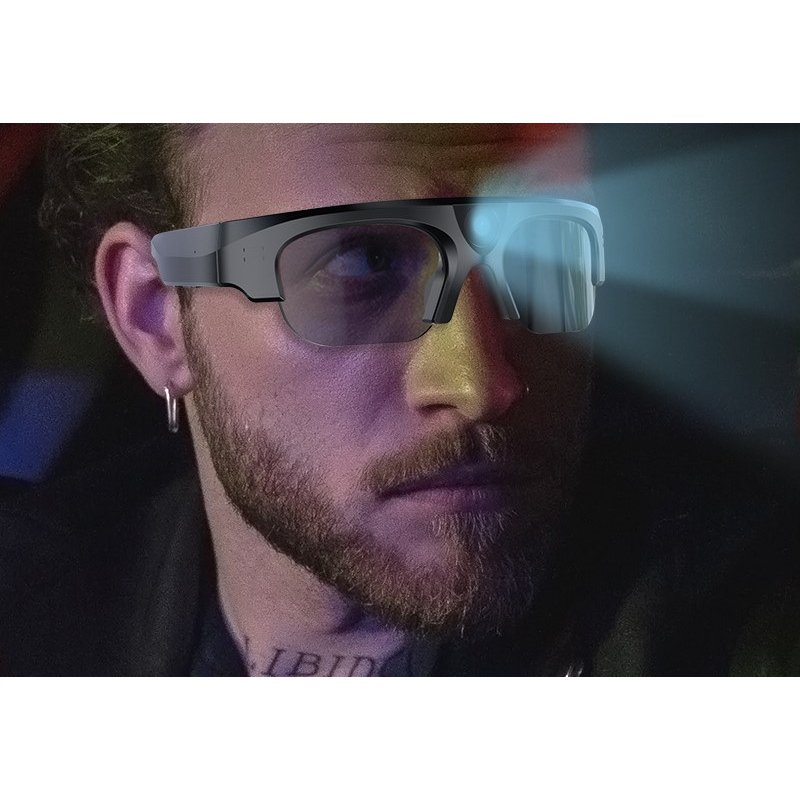 Lunettes Caméra HD 1080P - Enregistrement Vidéo Grand Angle, Anti-Tremblement - Pour Sports, Vélo, Aventure - 5