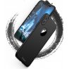 copy of iphone 11 pro Max- Coque abs pc Noire couverture complète, verre offert
