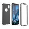 iphone 11- Coque abs pc Noire couverture complète, verre offert