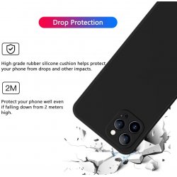 iPhone 14 pro - Coque mate silicone trous précis anti choc