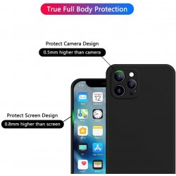 iPhone 14 pro Max- Coque mate silicone trous précis anti choc