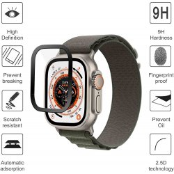 Apple Watch Ultra 49mm[2-Pcs] Protection écran en Verre Trempé