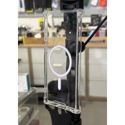 Galaxy S23 Ultra - Magsafe Coque transparente anti choc